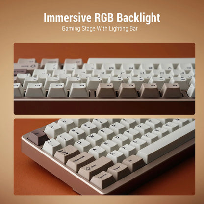 Ticktype Evoworks Evo80 Premium Aluminum TKL Hotswap Wireless Keyboard for Office Use