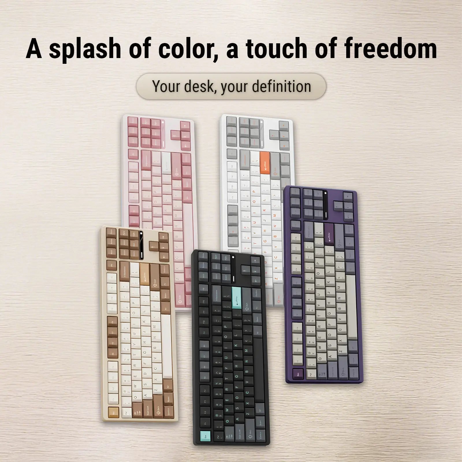 Ticktype Evoworks Evo80 Premium Aluminum TKL Hotswap Wireless Keyboard for Office Use