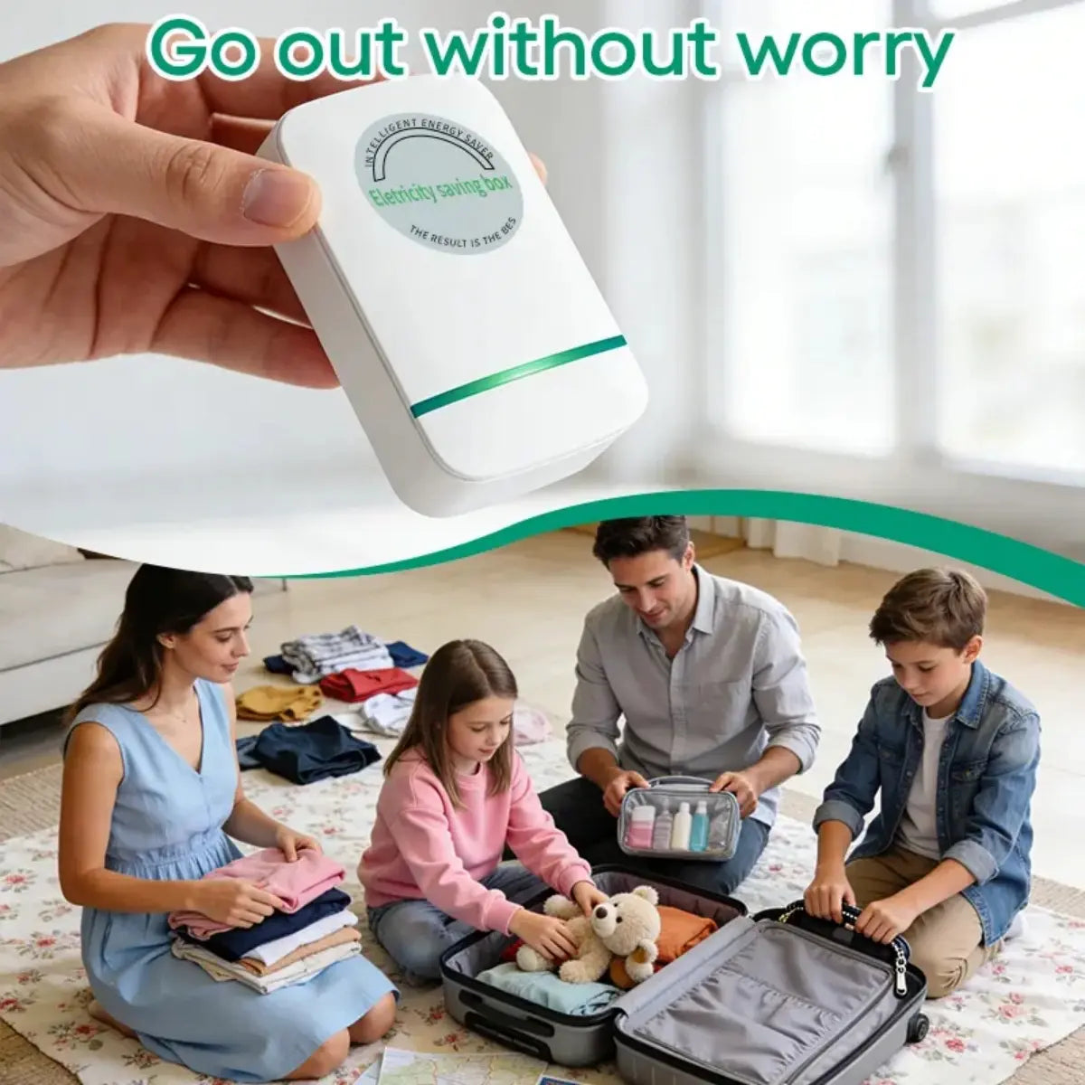 2PCS/4PCS Plug-In Power Box, Smart Plug Device, 2026 Updated Design, Plug&Play, for Home/Office/Restaurants/Factory