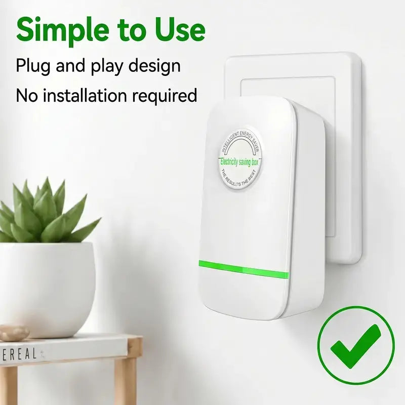 2PCS/4PCS Plug-In Power Box, Smart Plug Device, 2026 Updated Design, Plug&Play, for Home/Office/Restaurants/Factory