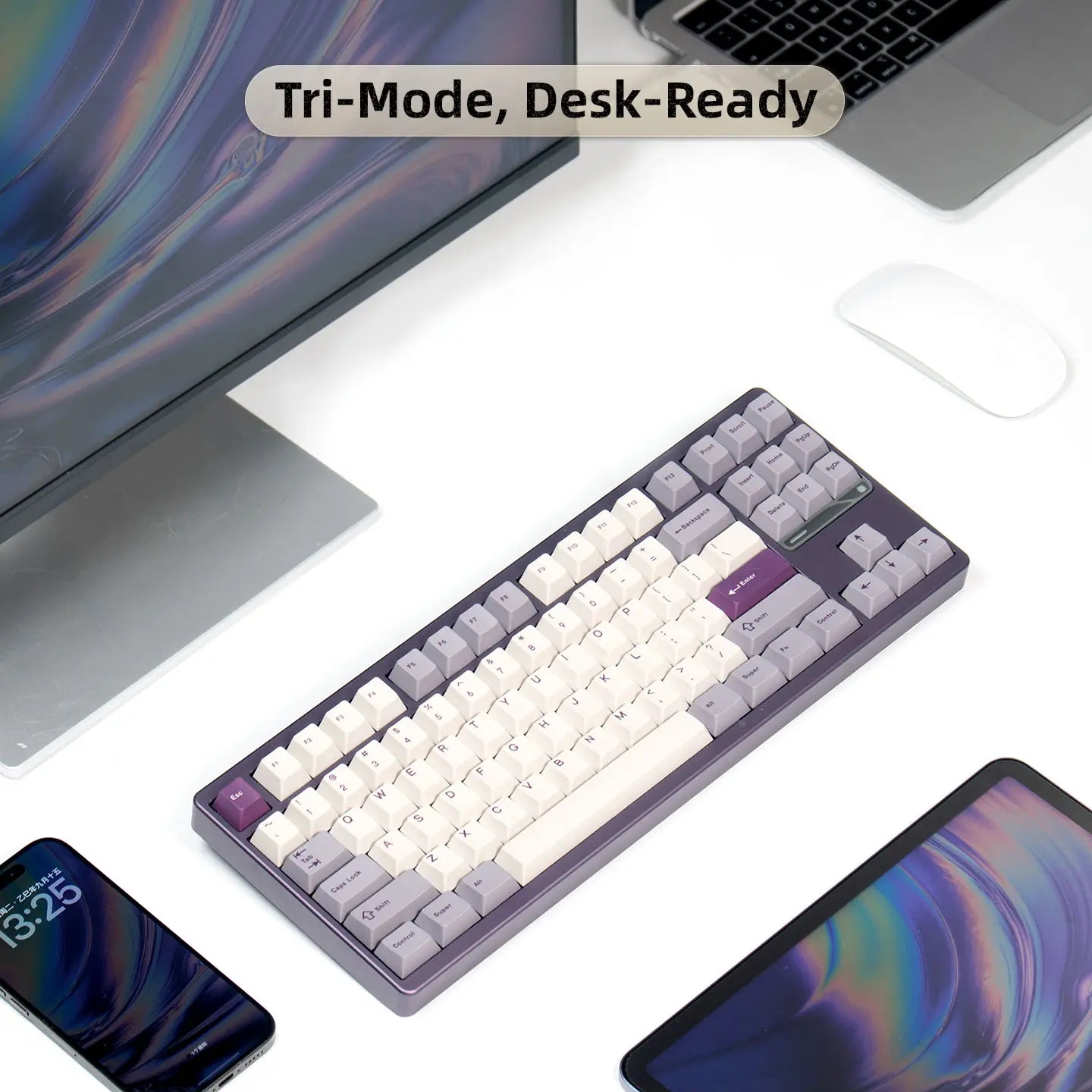 Ticktype Evoworks Evo80 Premium Aluminum TKL Hotswap Wireless Keyboard for Office Use